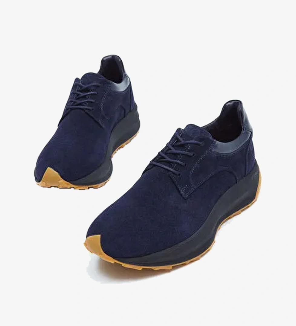 Tamer Tanca Kahverengi Erkek Süet Sneaker 698 1053-6 ERK AYK SK23/24 - Görsel 1