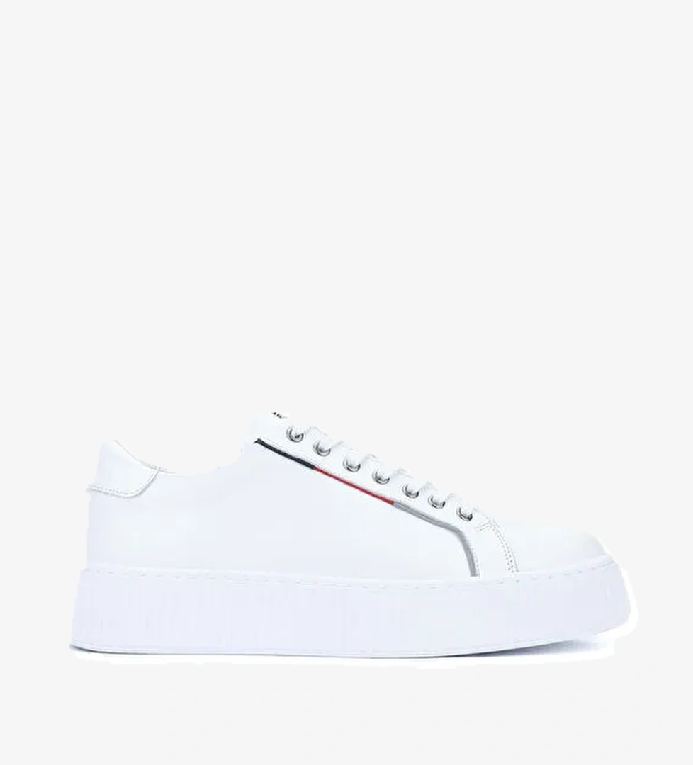 Tamer Tanca Tamer Tanca Siyah-Beyaz Erkek Deri Sneaker 352 20142 ERK AYK Y24 Boyner'de! Beyaz - 1. görsel