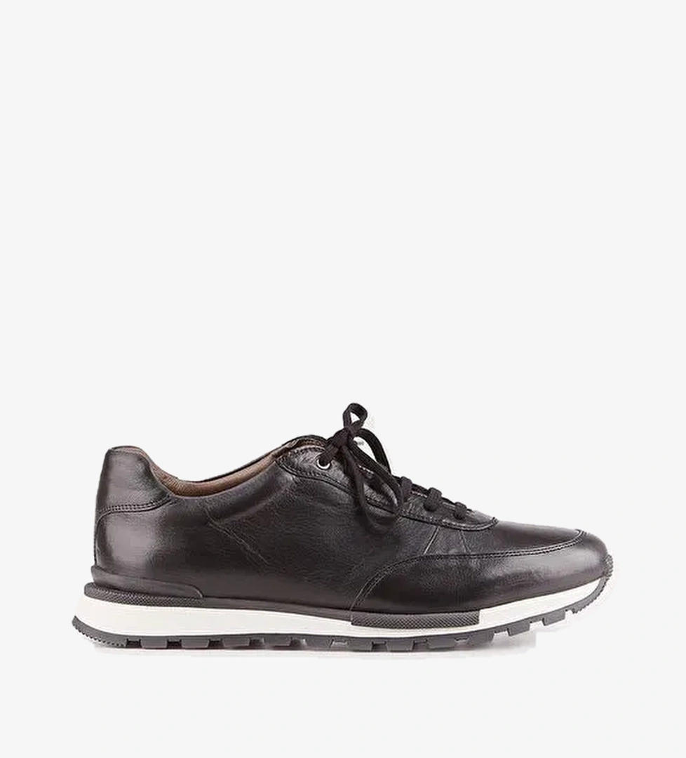 Cabani Ayakkabı Siyah Erkek Deri Sneaker 27516 - Görsel 1