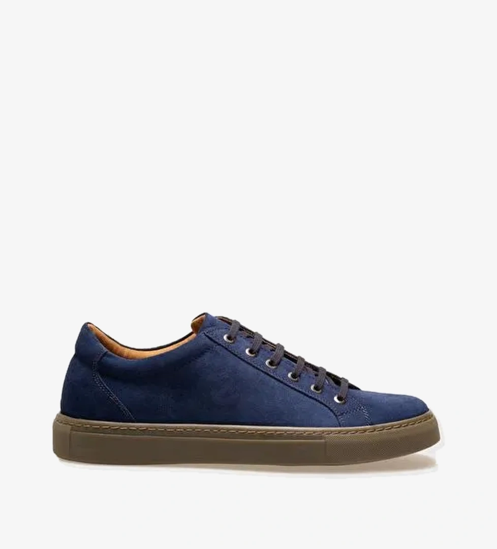 Cabani Ayakkabı Mavi Erkek Süet Sneaker 28538 - Görsel 1