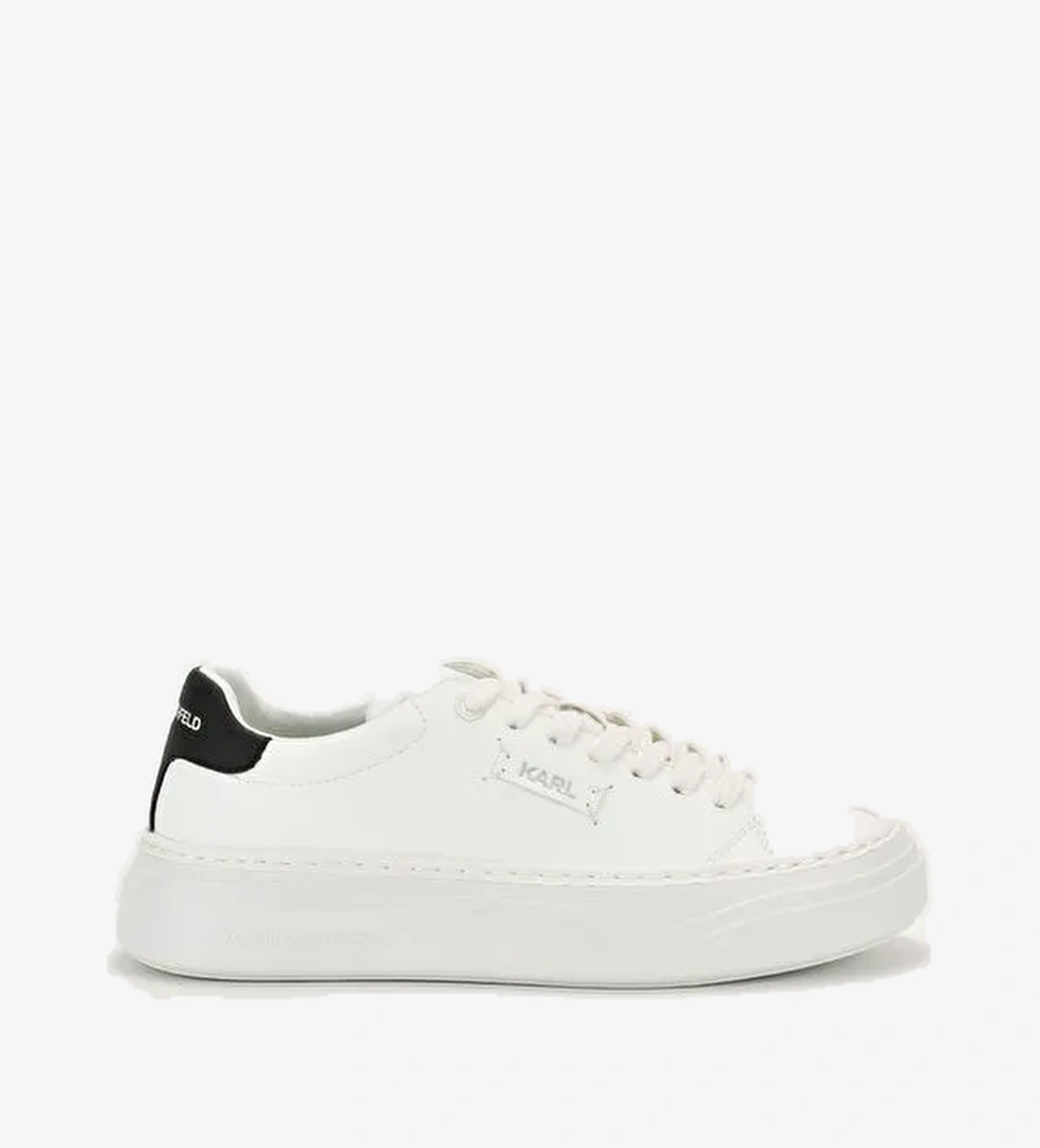 Karl Lagerfeld Beyaz-Siyah Kadın Sneaker KL63420 E11 - Görsel 1
