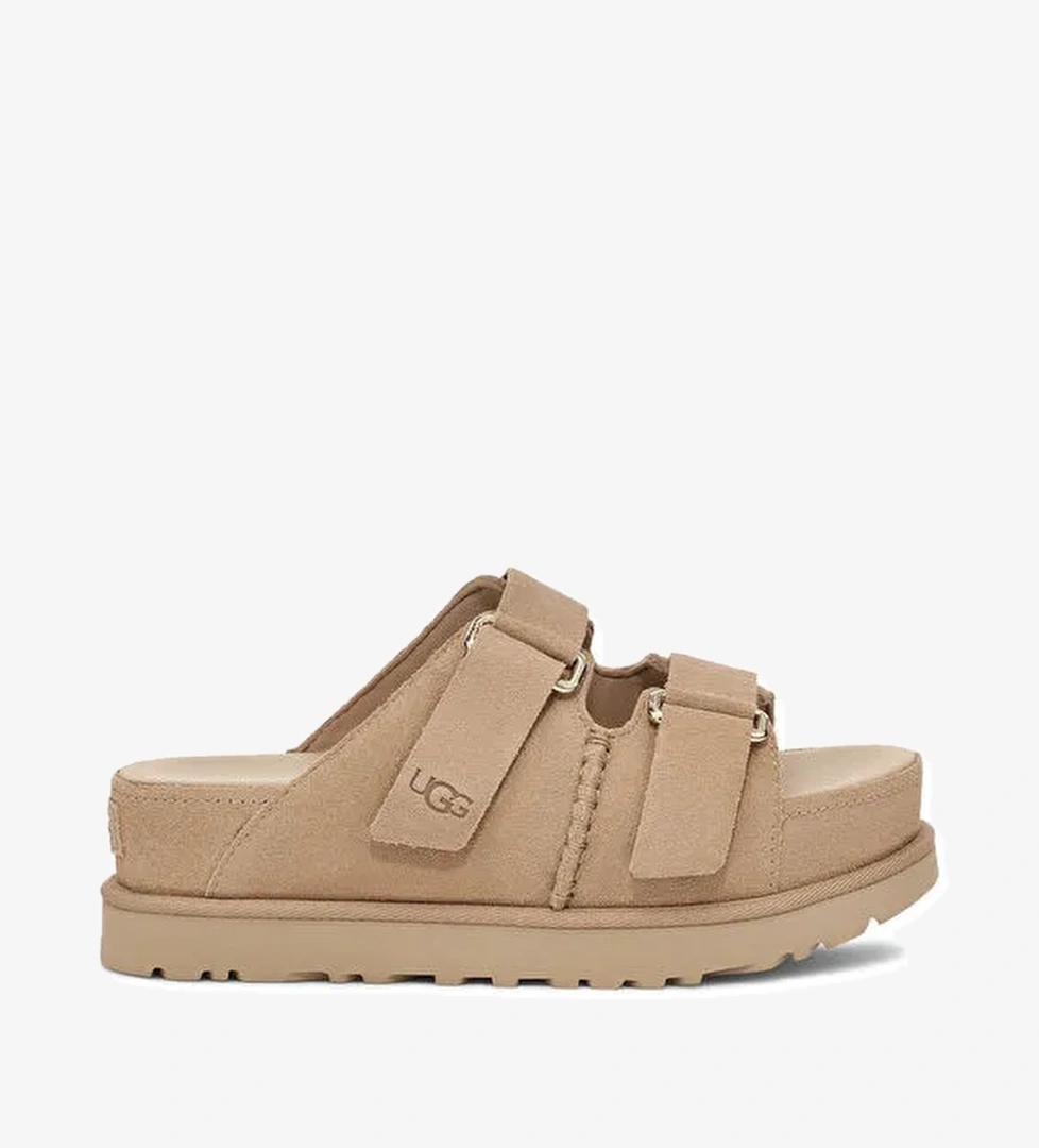 Ugg W GOLDENSTAR HI SLIDE Kum Kadın Deri Terlik - Görsel 1