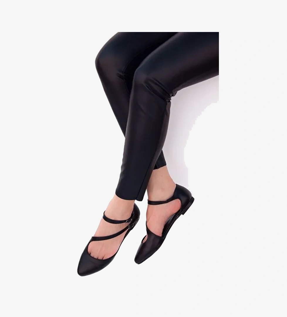 Ziya Siyah Erkek Deri Klasik Ayakkabı 143986Z4131_000 - Görsel 1