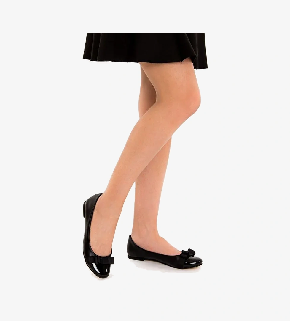 Fox Shoes Siyah Kadın Babet 1441 - Görsel 1