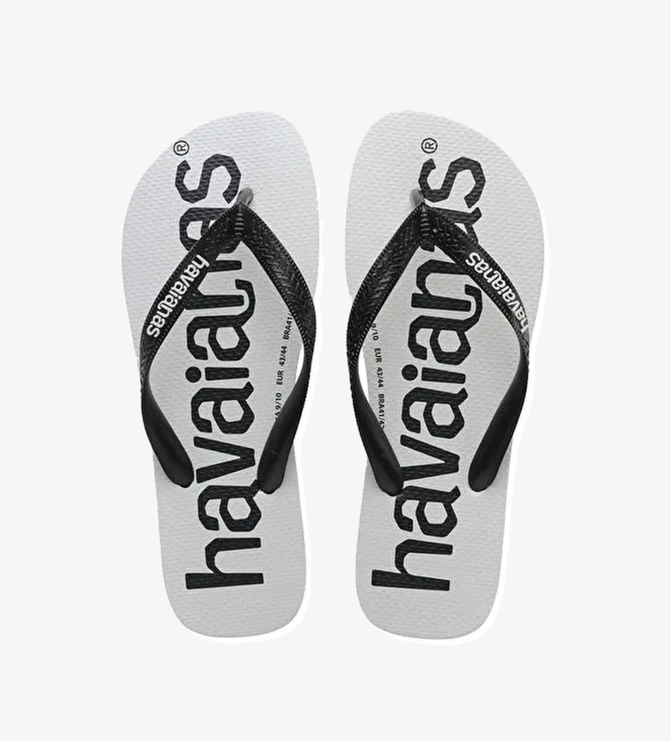 Havaianas Havaianas Siyah-beyaz Lacivert-beyaz Erkek Terlik Plaj Terliği Top Logomania model görseli