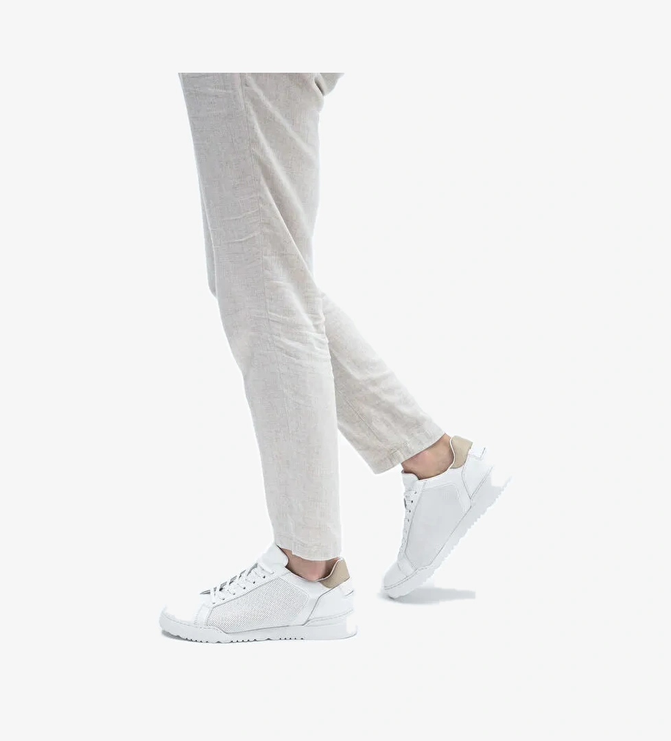Tamer Tanca Erkek Hakiki Deri Beyaz Sneakers & Spor Ayakkabı - Görsel 1