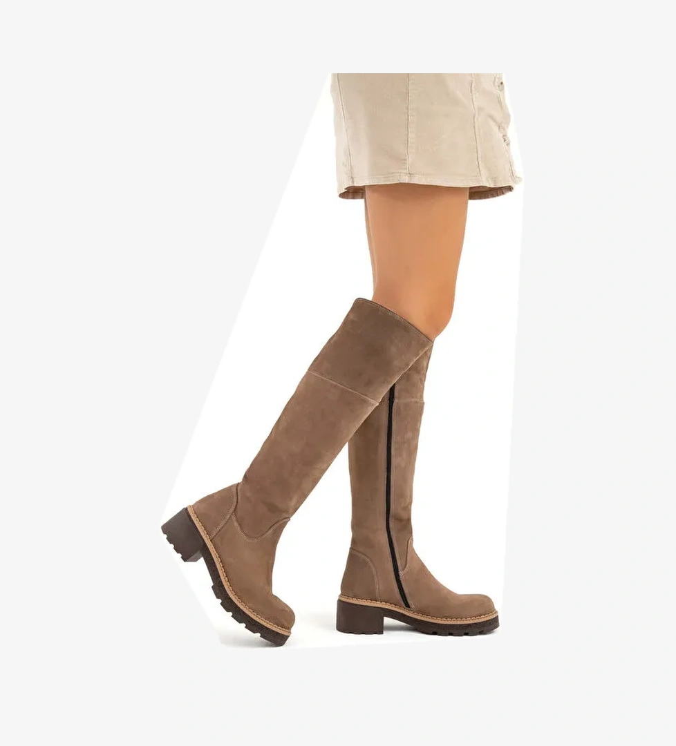 Tamer Tanca Tamer Tanca Kadın Hakiki Deri Kahverengi Casual Çizme Bot | Boyner Kahverengi - 1. görsel