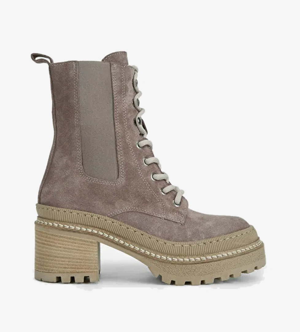 Tamer Tanca Kadın Hakiki Deri Vizon Casual Bot - Görsel 1