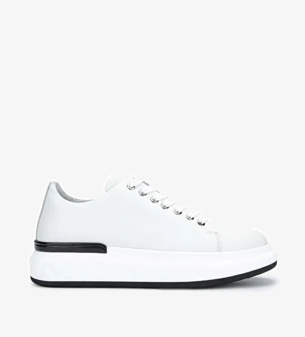 Tamer Tanca Lacivert Erkek Deri Sneaker 381 19669 ERK AYK Y24 - Görsel 1