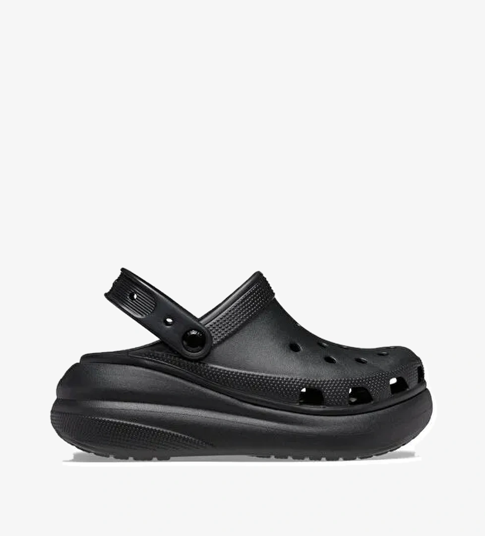 Crocs Classic Crush Clog Siyah Kadın Plaj Terliği 207521_001