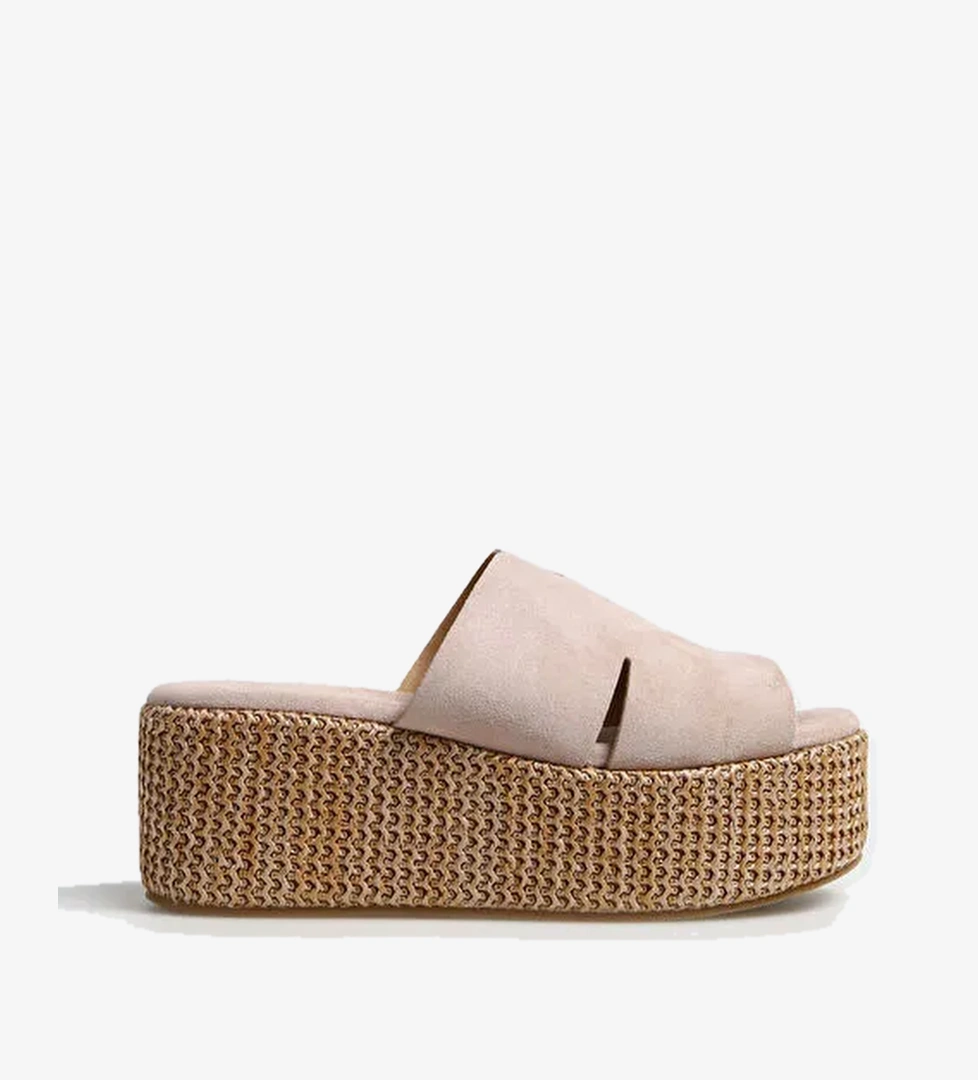 Divarese Taş Kadın Deri Terlik 6137-4SS - Görsel 1