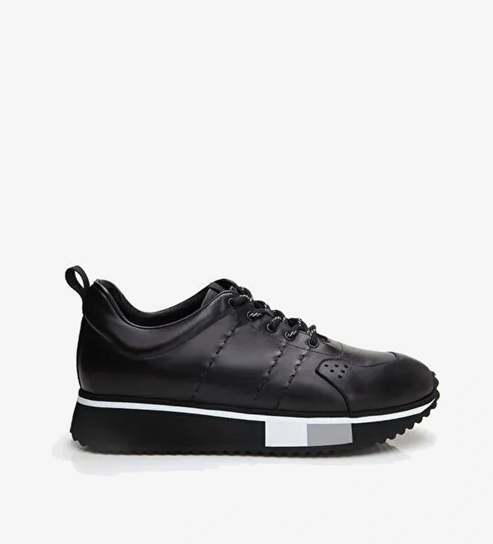 Hotiç Siyah Erkek Deri Sneaker 02AYH288590A100 - Görsel 1