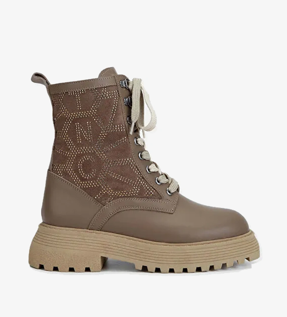 Tamer Tanca Kadın Hakiki Deri Vizon Casual Bot - Görsel 1