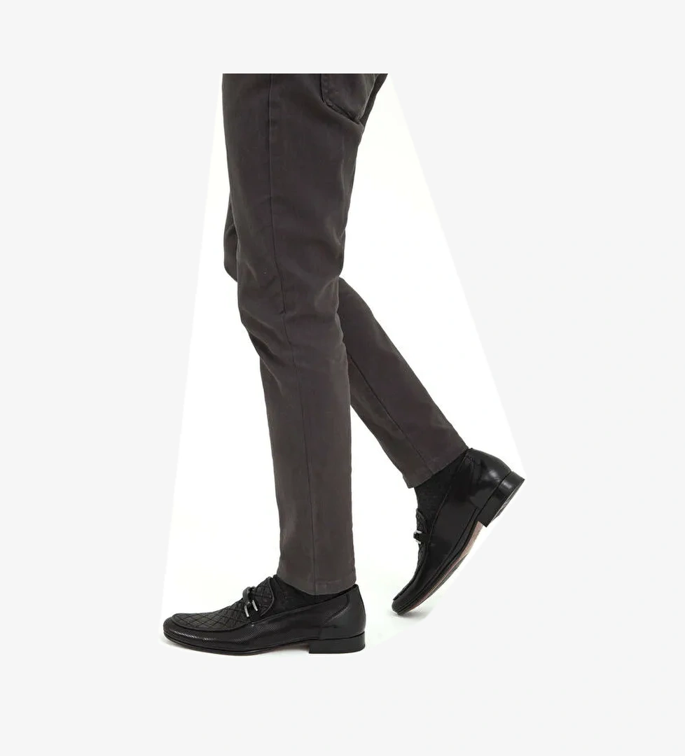 Tamer Tanca Kahverengi Erkek Deri Loafer 477 19707 K ERK AYK - Görsel 1