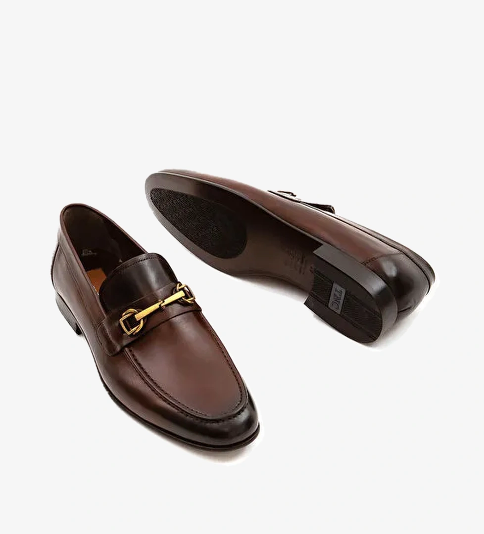 Tamer Tanca Siyah Erkek Deri Loafer 16 5959 ERK AYK Y21 - Görsel 1