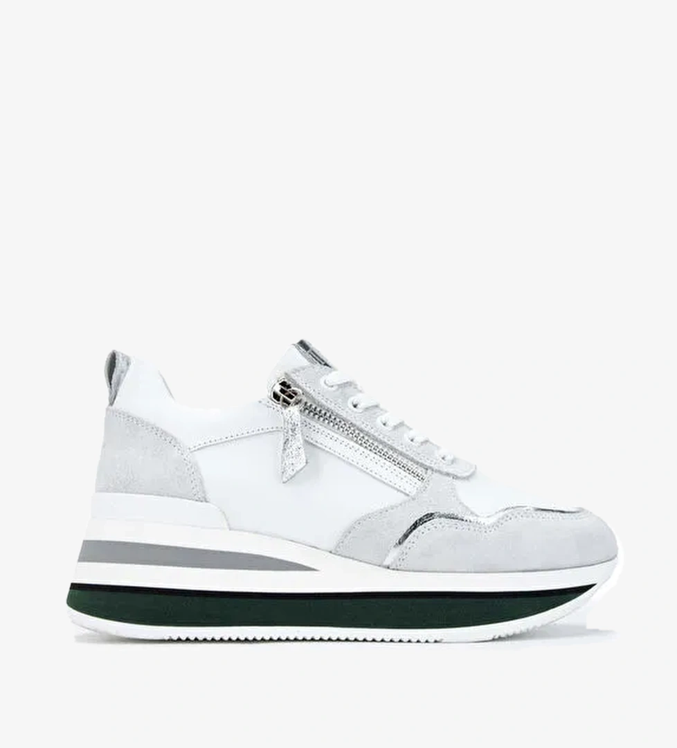 Tamer Tanca Kadın Hakiki Deri Beyaz Sneakers & Spor Ayakkabı - Görsel 1