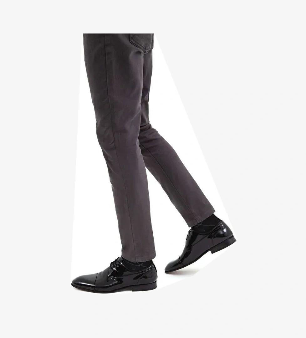 Tamer Tanca Siyah Erkek Rugan Klasik Ayakkabı 756 11950 ERK AYK SK22/23 - Görsel 1