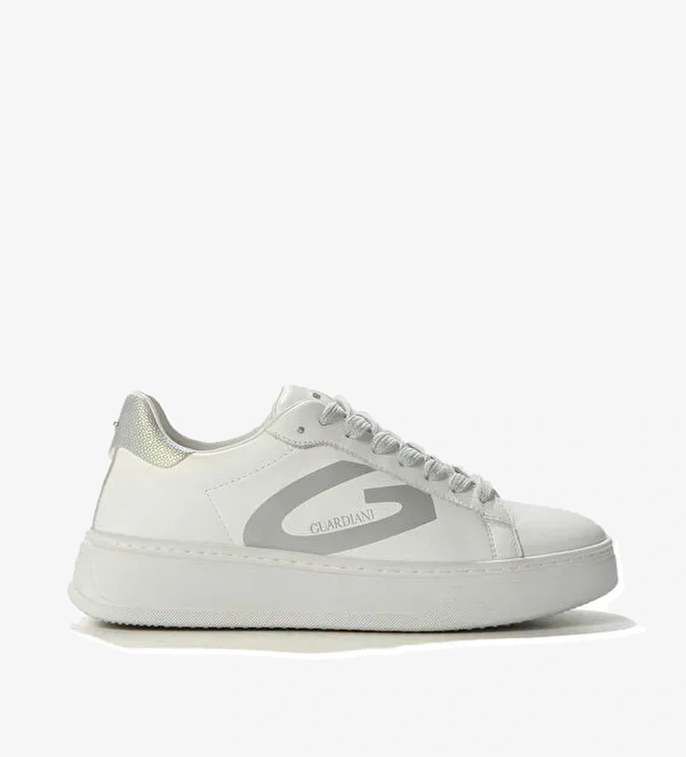 Alberto Guardiani Beyaz Kadın Deri Sneaker G03G100028