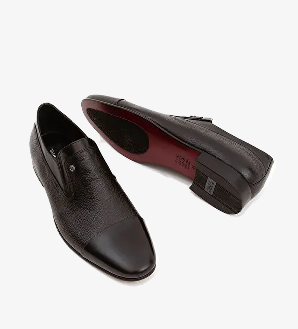 Tamer Tanca Siyah Erkek Deri Loafer 221 20472K ERK AYK SK21-22 - Görsel 1