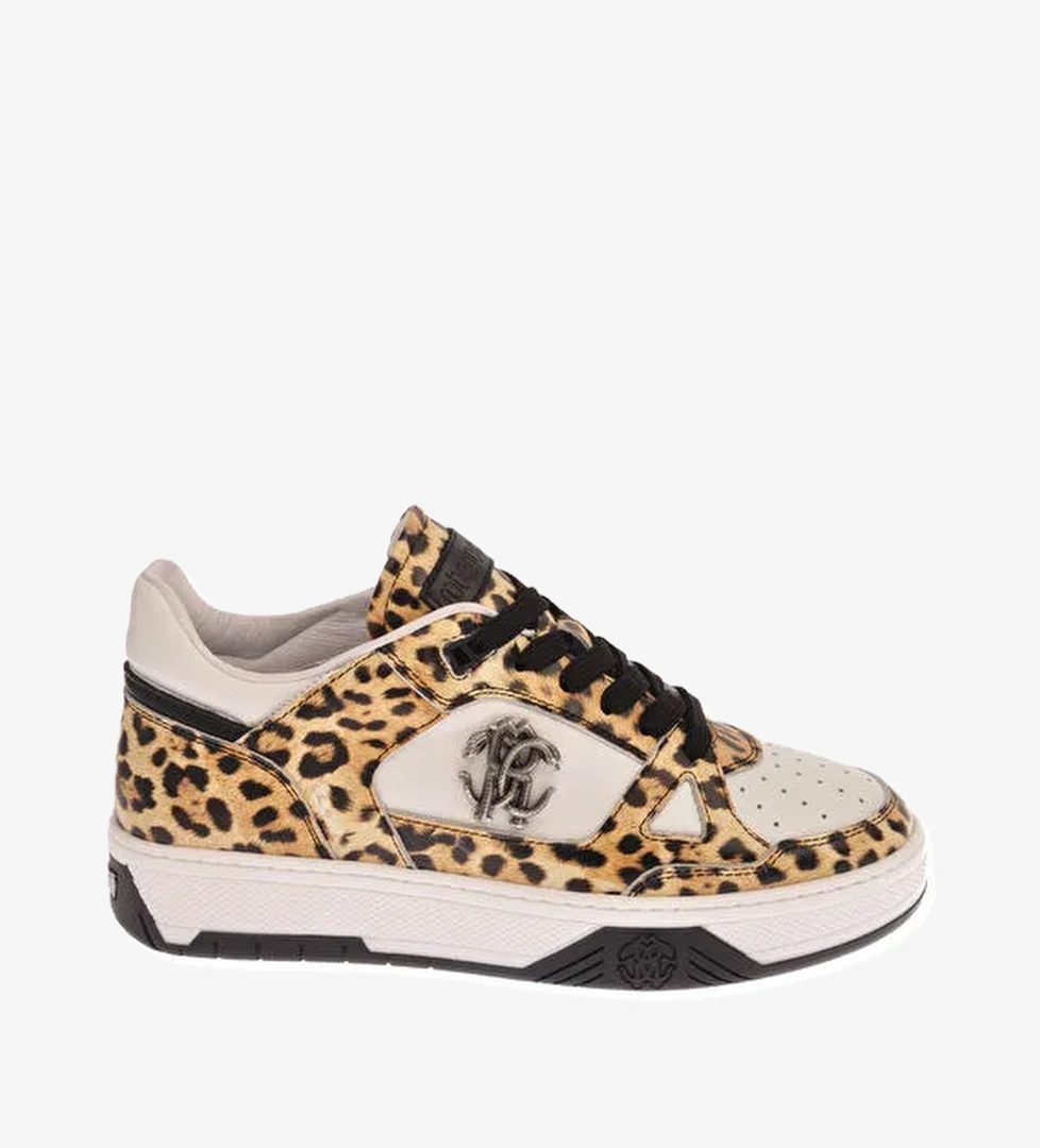 Roberto Cavalli Roberto Cavalli Çok Renkli Kadın Deri Sneaker 22417 A model görseli