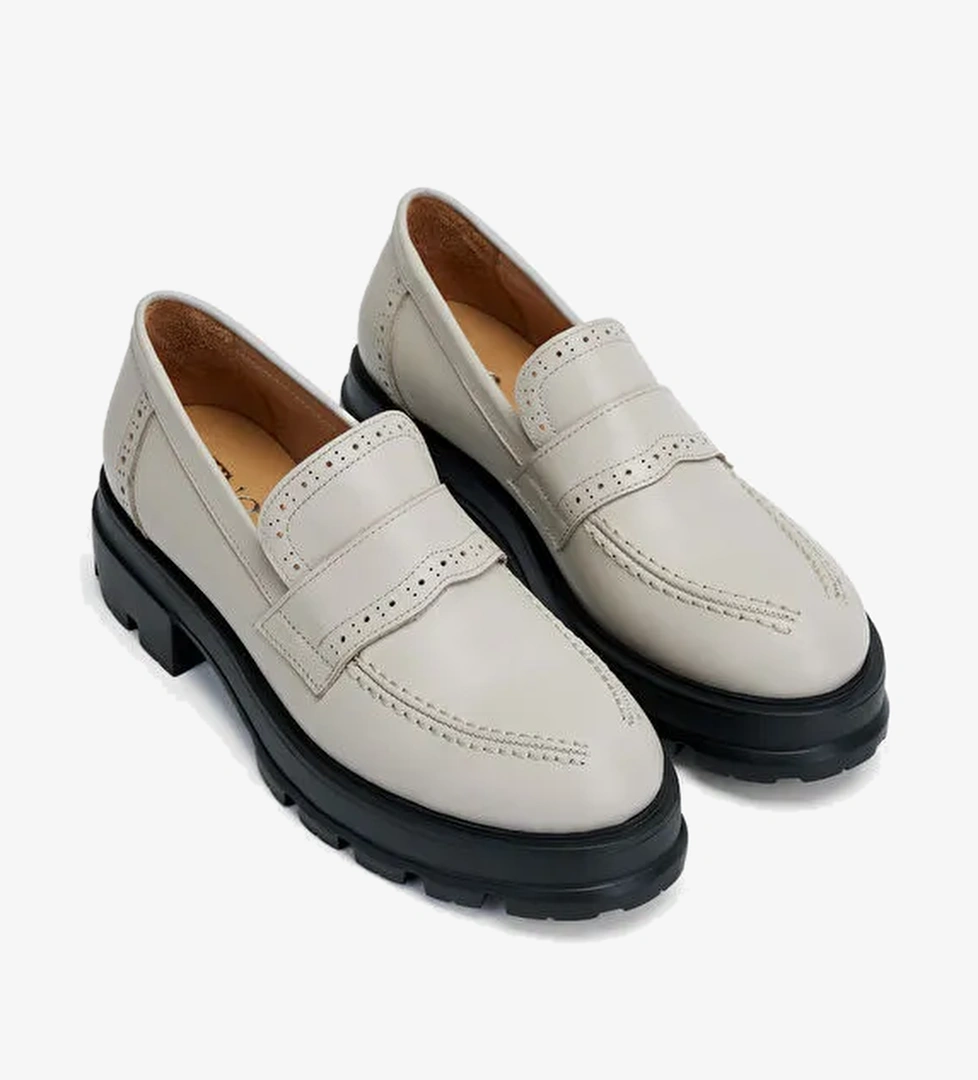 Tamer Tanca Vizon Kadın Deri Loafer 775 4110 BN AYK SK23/24 - Görsel 1