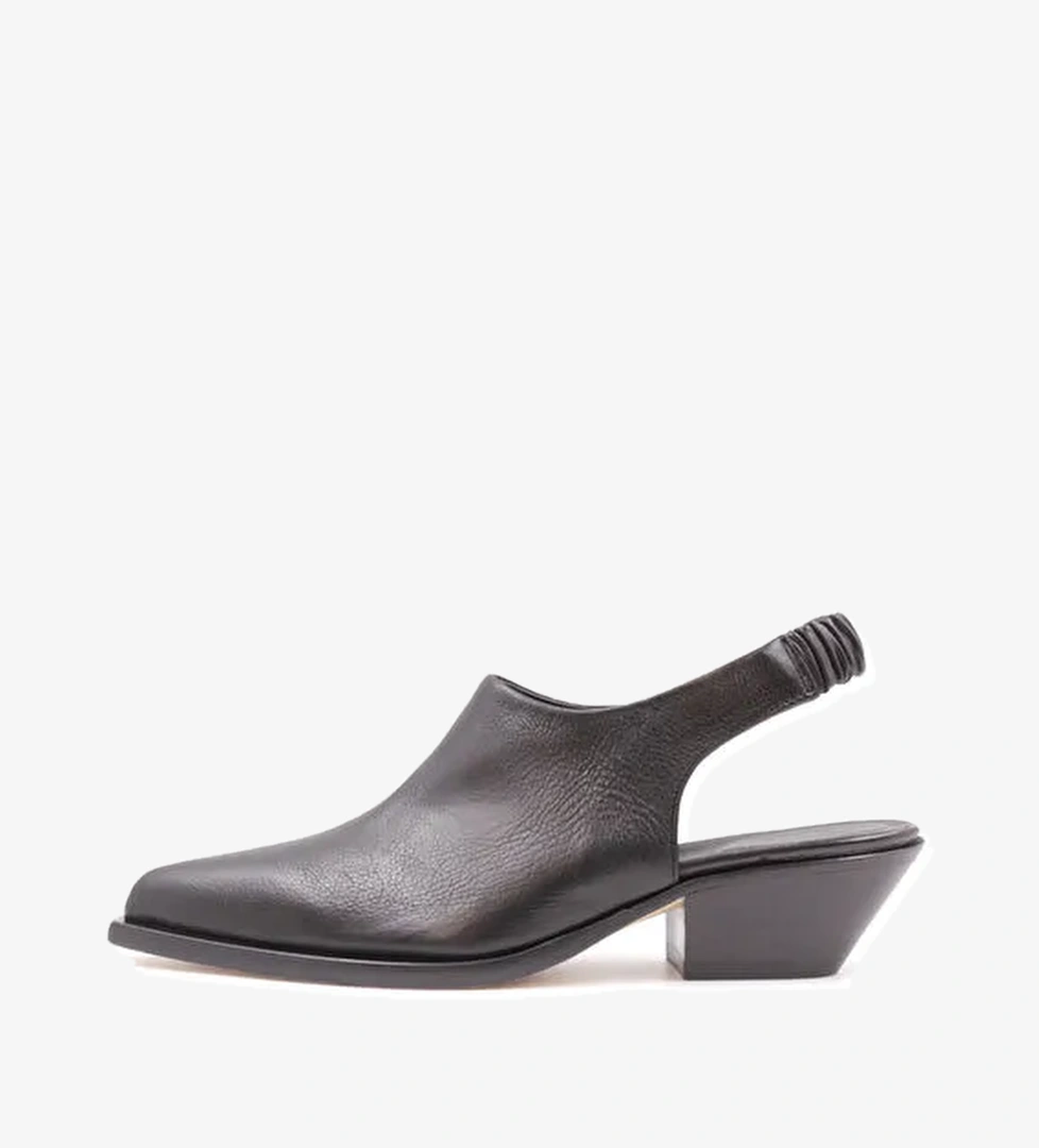 Laura Bellariva Laura Bellariva Siyah Kadın Deri Topuklu Sandalet 9420 model görseli