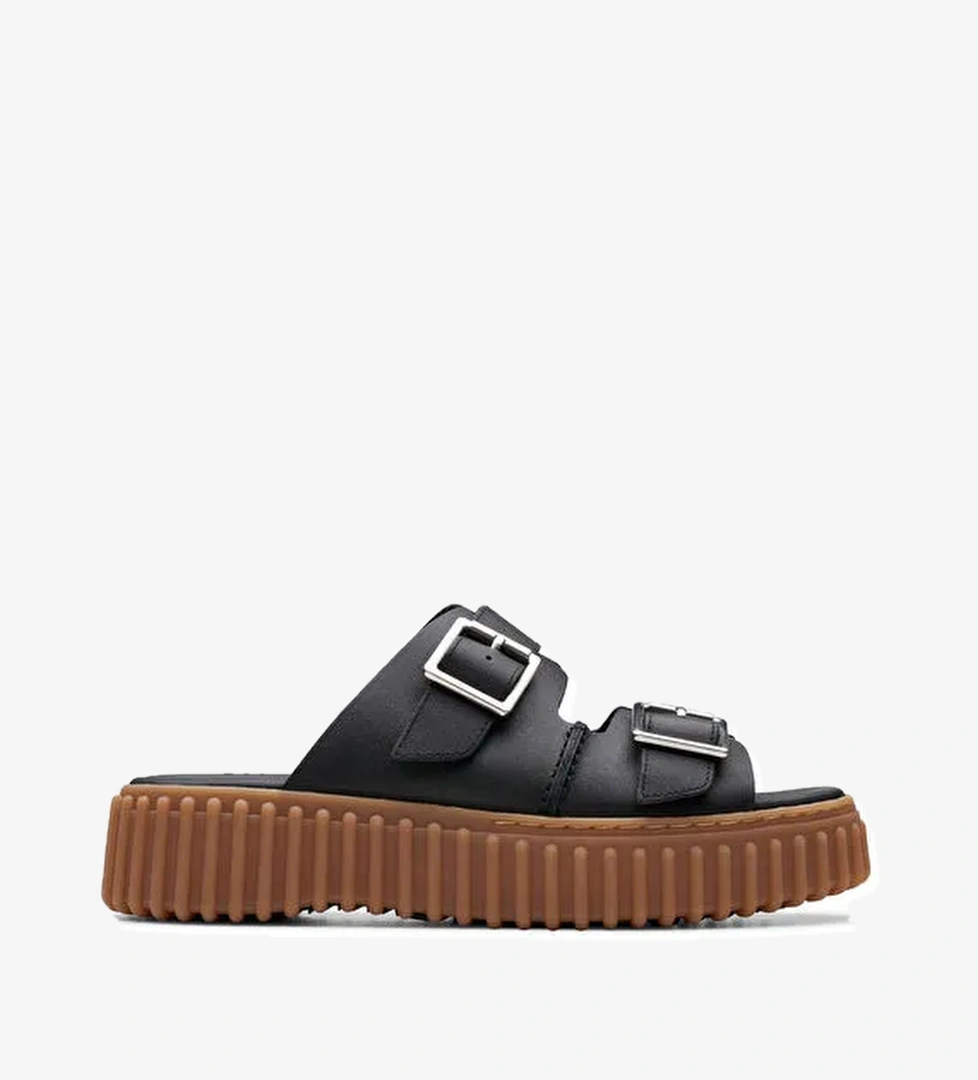 Clarks Clarks Siyah Kadın Deri Terlik 26176428 model görseli