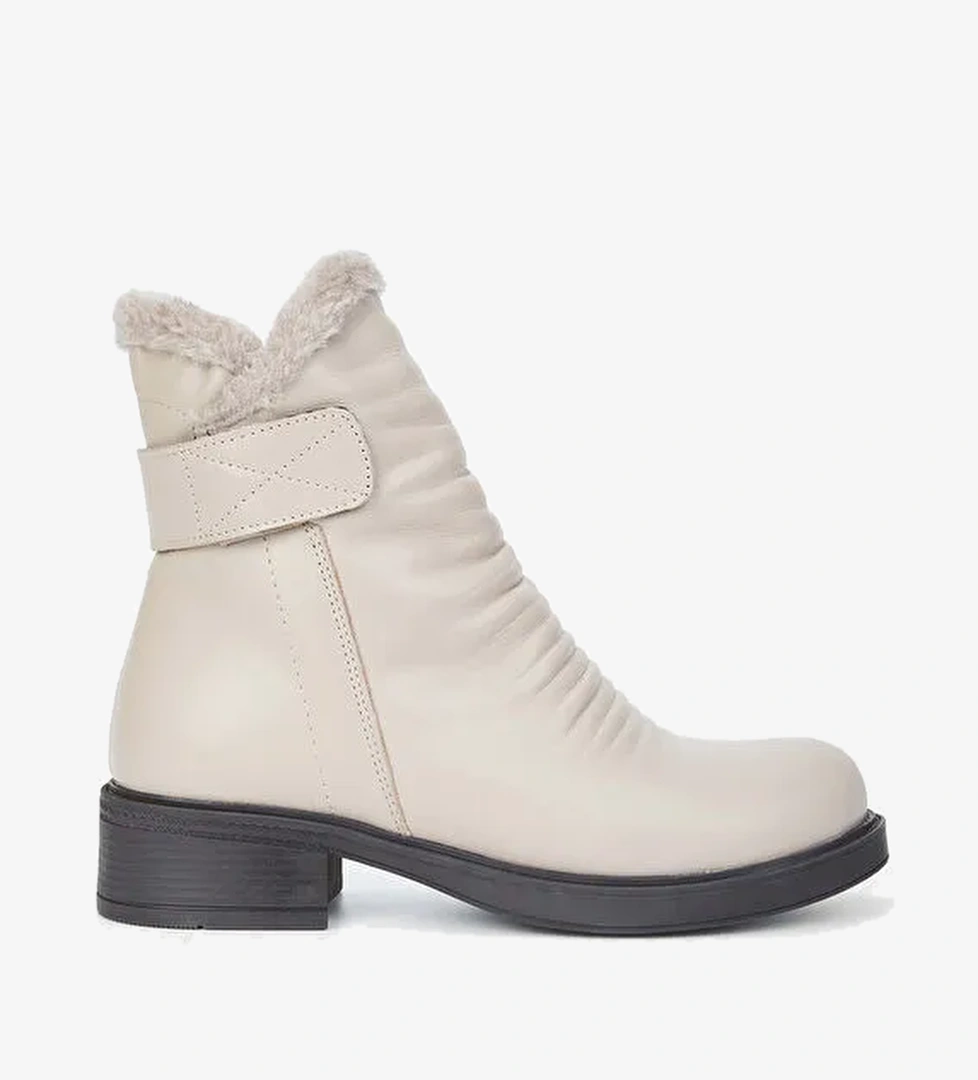 Tamer Tanca Kadın Hakiki Deri Vizon Casual Bot - Görsel 1