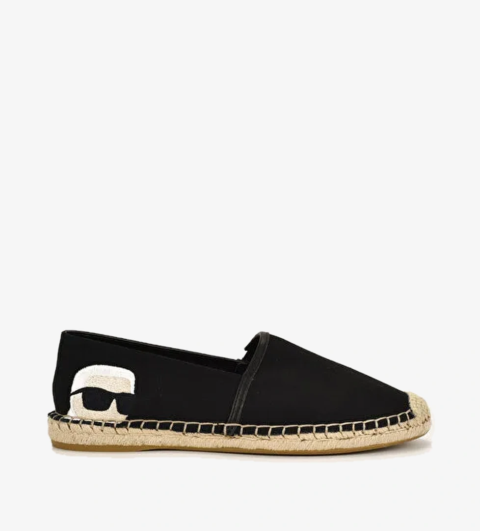 Karl Lagerfeld Siyah-Beyaz Kadın Espadril KL80111N 900 - Görsel 1