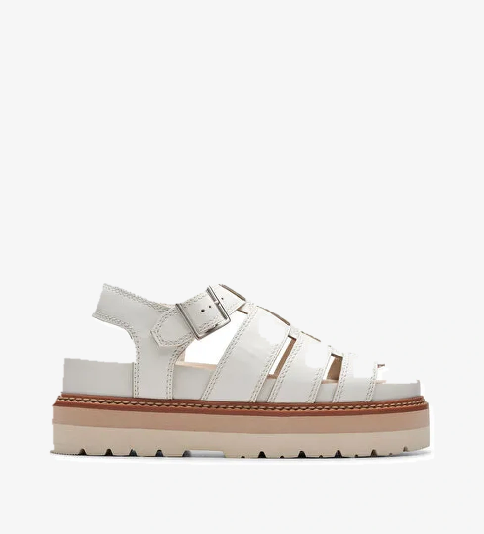 Clarks Clarks Beyaz Kadın Deri Sandalet 26176318 model görseli