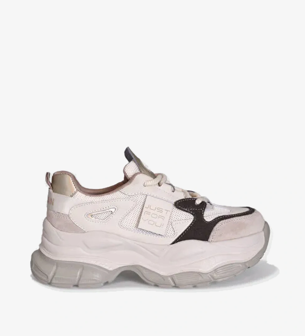 Terra Kadın Sneaker Ayakkabı Bej - Görsel 1