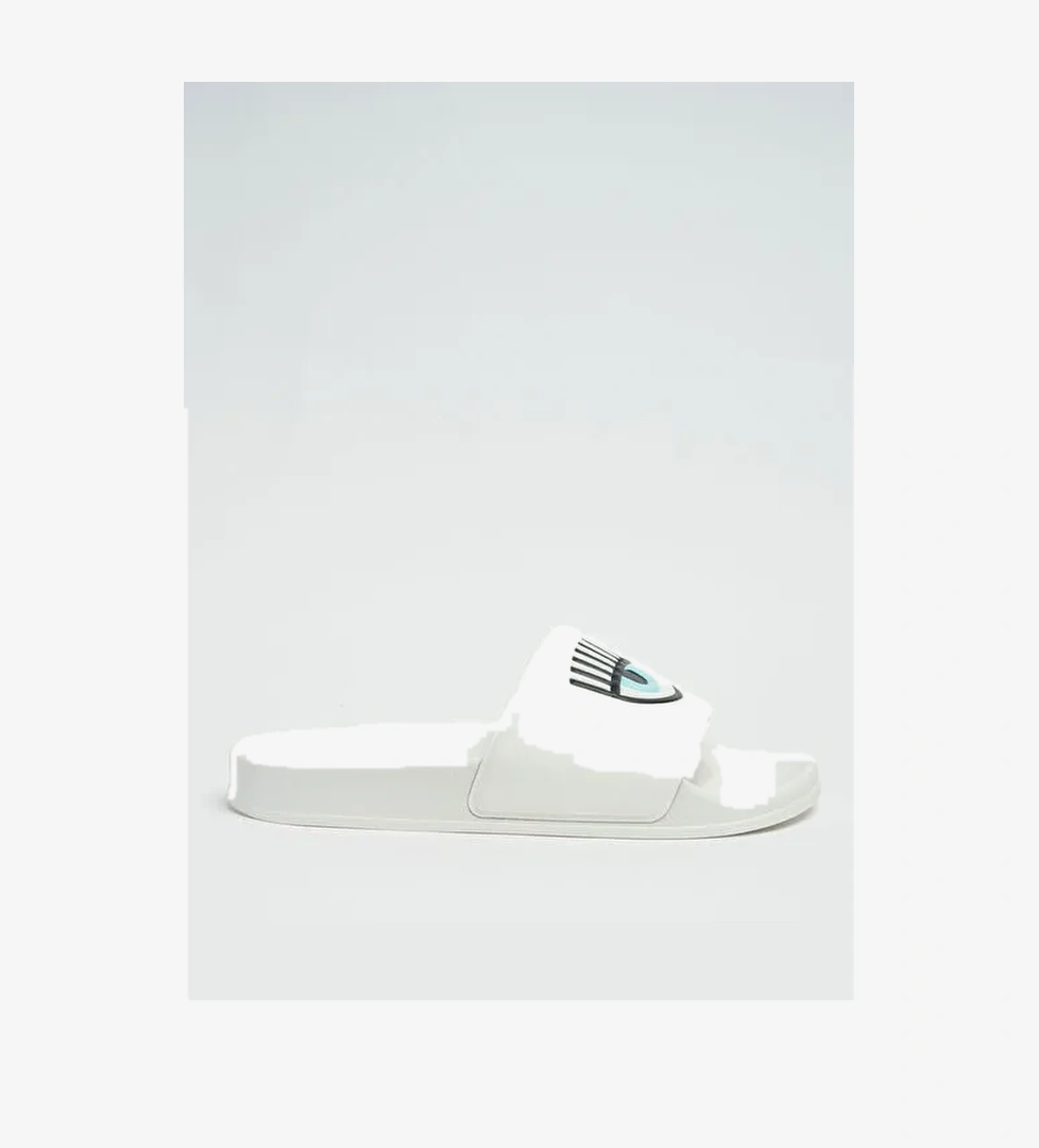 Chiara Ferragni Beyaz Kadın Plaj Terliği CF2955_009 - Görsel 1