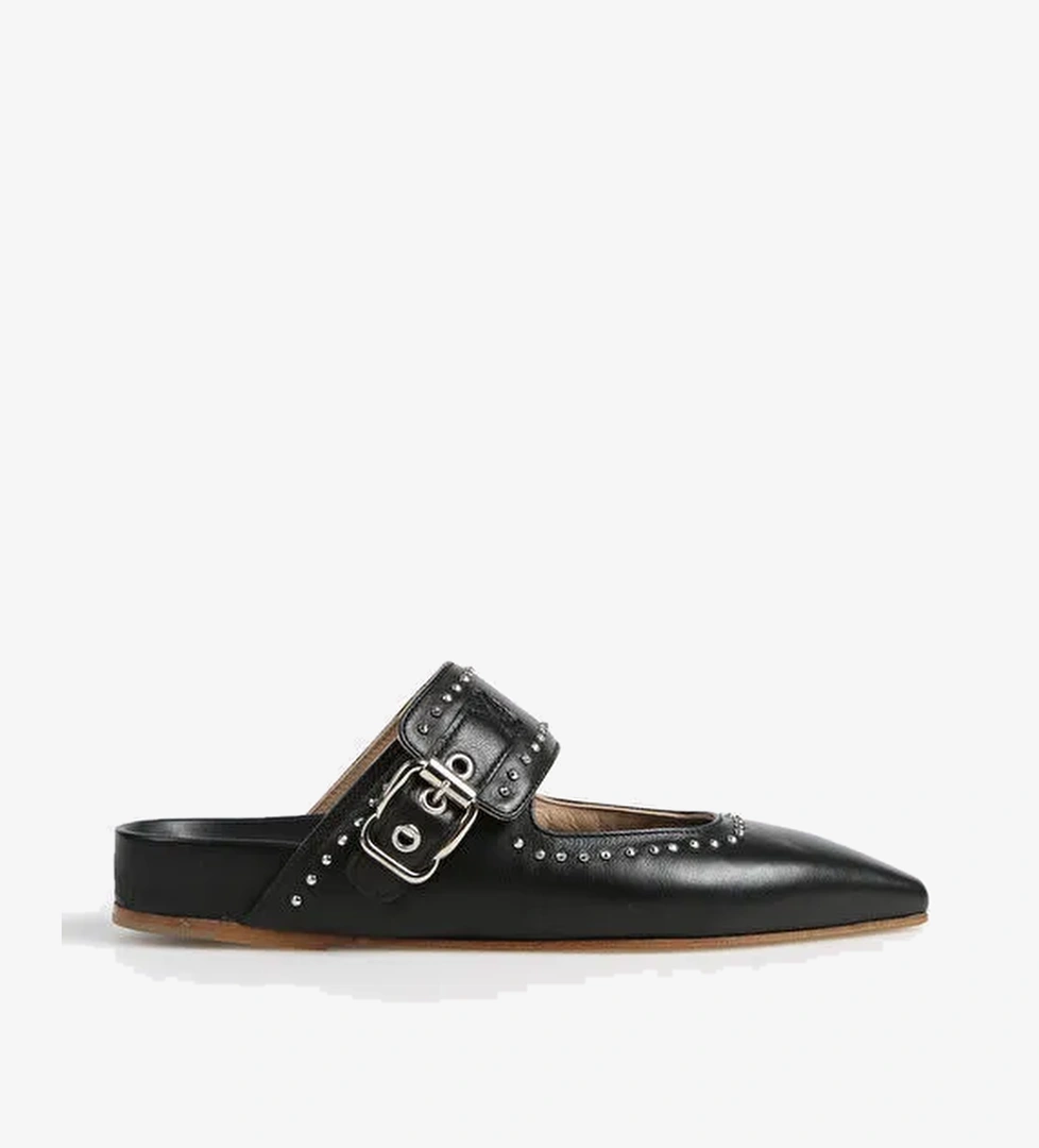 Laura Bellariva Laura Bellariva Siyah Kadın Deri Sandalet 9463BA-41 model görseli