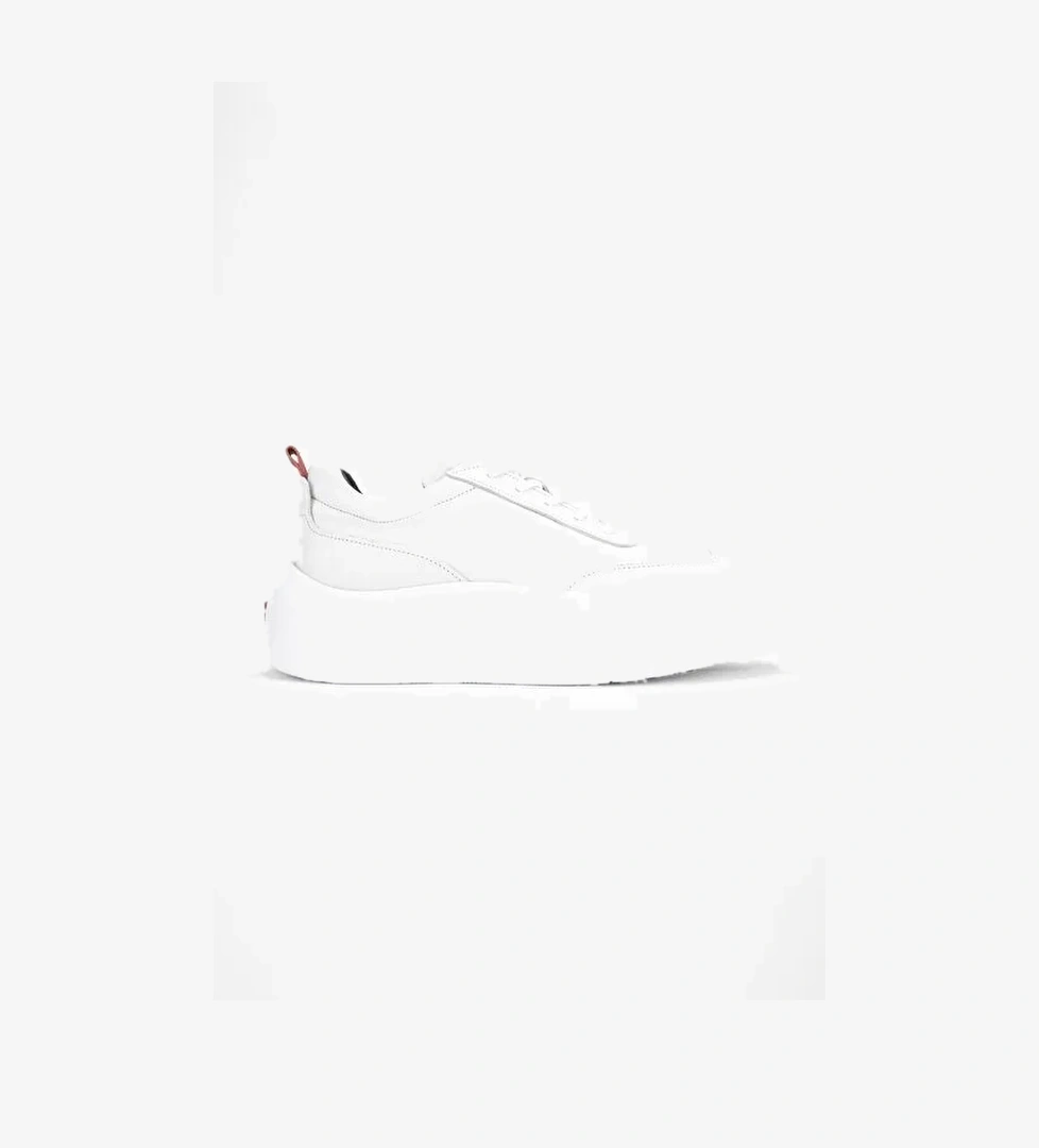 Valmenti Carla Erkek Beyaz Hakiki Deri Sneakers & Spor Ayakkabı - Görsel 1