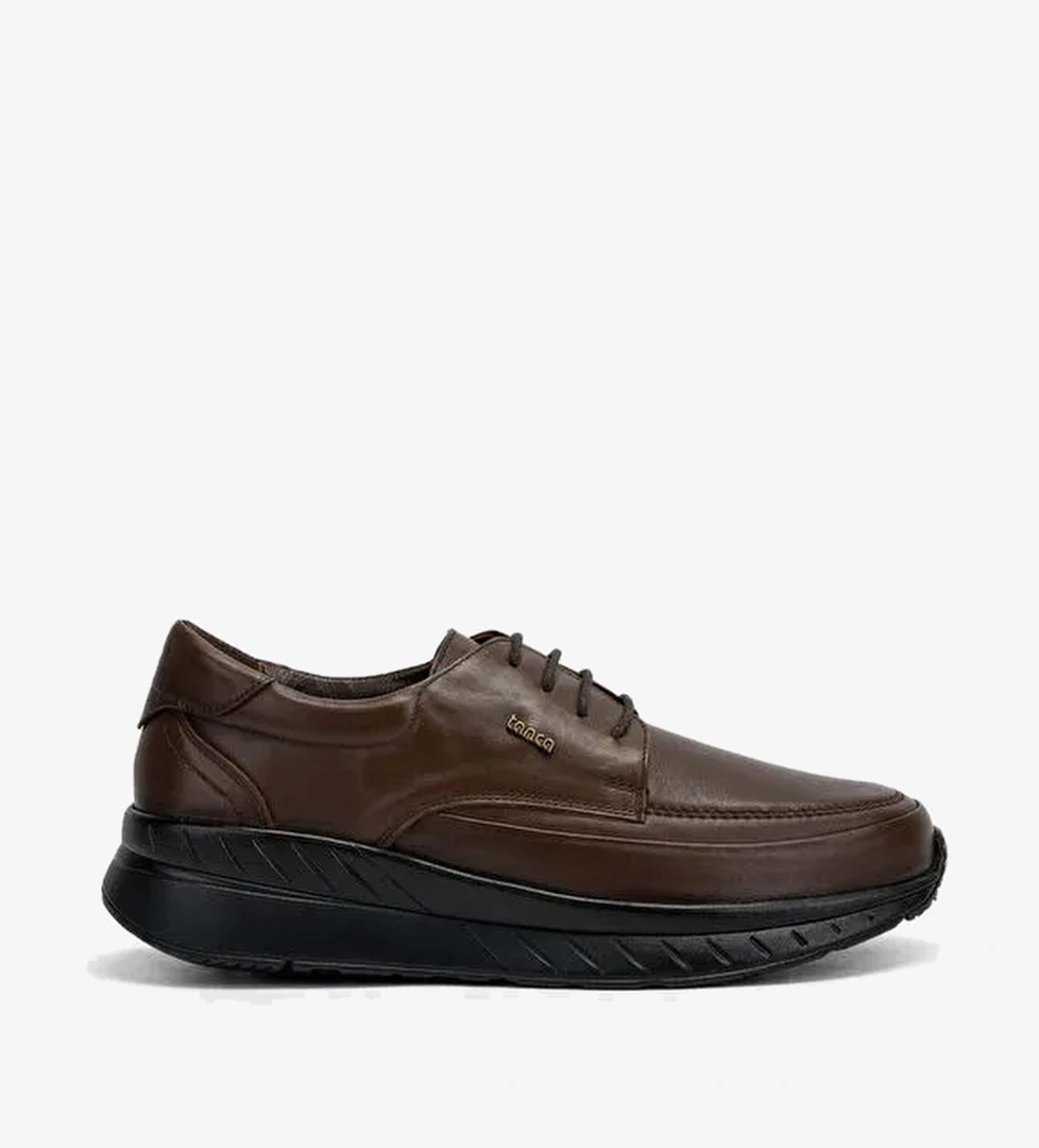 Tamer Tanca Erkek Hakiki Deri Taba Casual Ayakkabı - Görsel 1