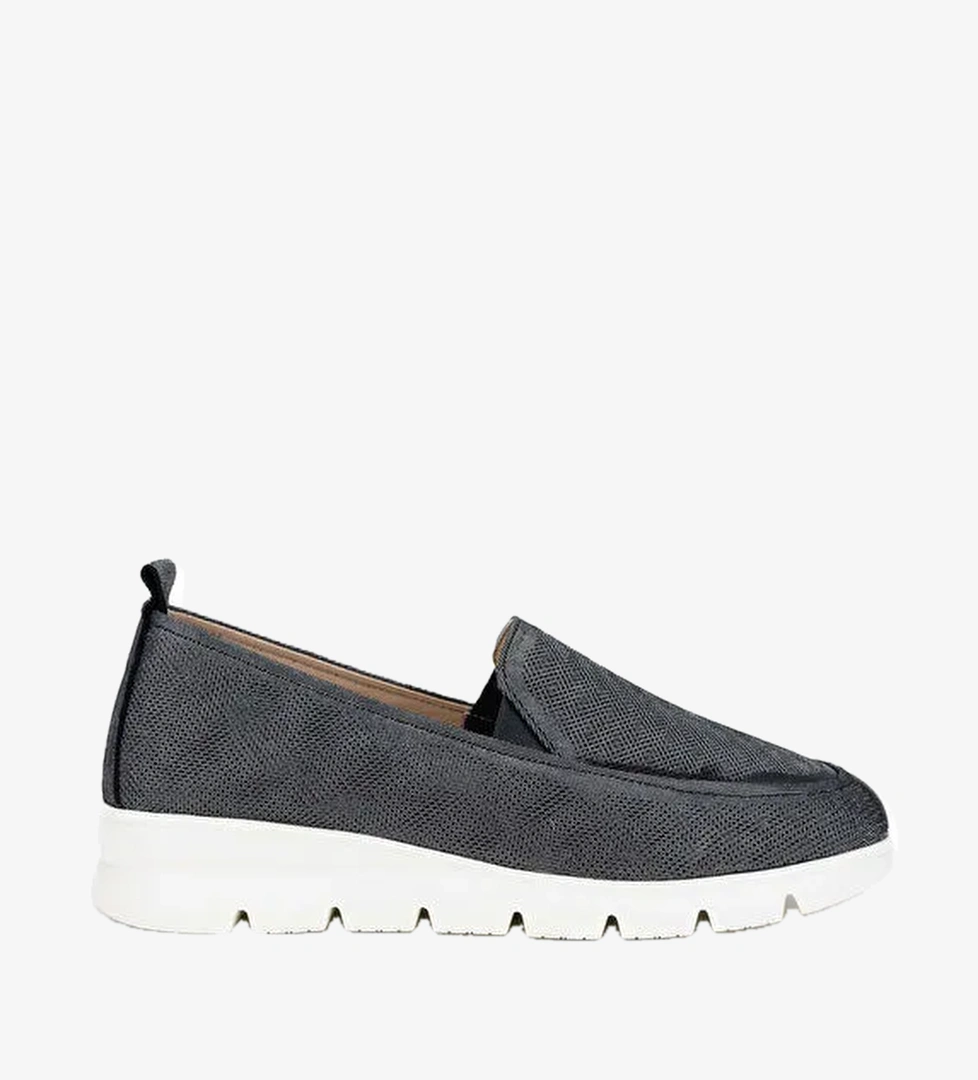 Tamer Tanca Gümüş Kadın Deri Günlük Ayakkabı 775 347 425 BN AYK Y24 - Görsel 1