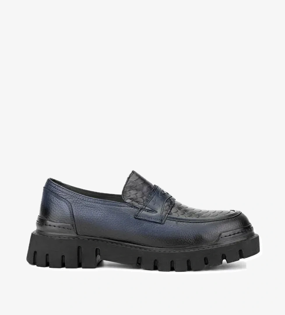 Tamer Tanca Erkek Hakiki Deri Loafer Ayakkabı - Görsel 1