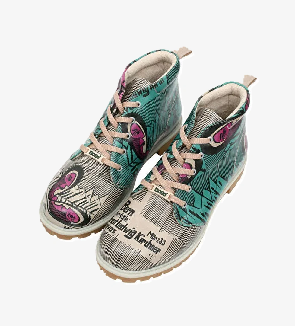 Erkek Vegan Deri Çok Renkli Bilekte Bot - Kunsthalle Tasarım - Görsel 1