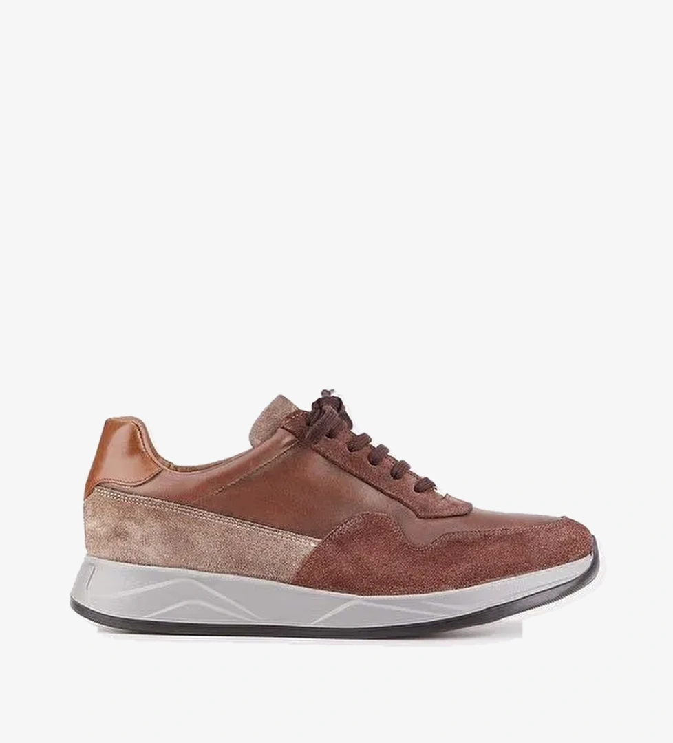 Cabani Ayakkabı Kahverengi Erkek Sneaker 25579 - Görsel 1