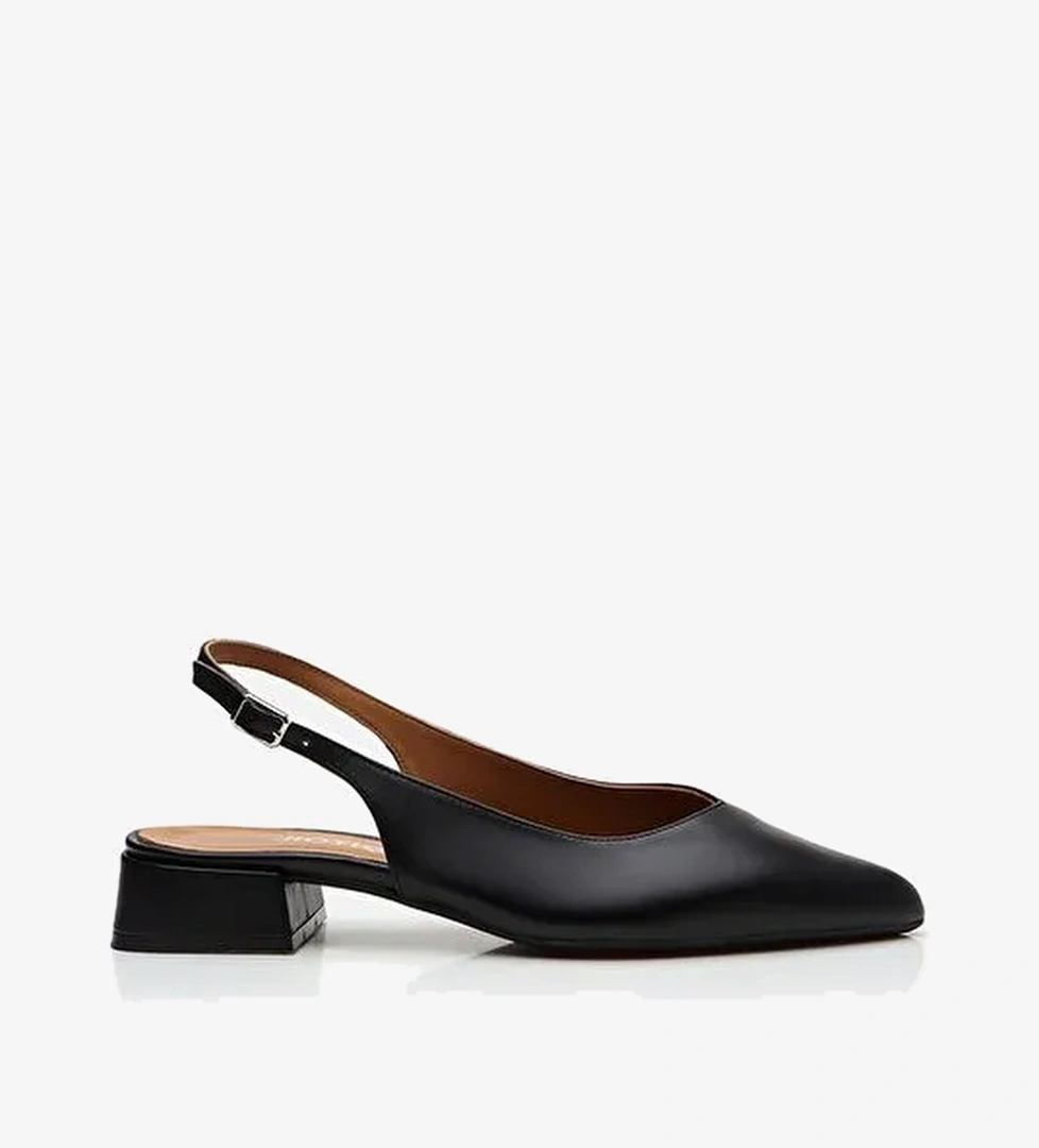 Hotiç Siyah Kadın Deri Babet 01AYH283330A100 - Görsel 1