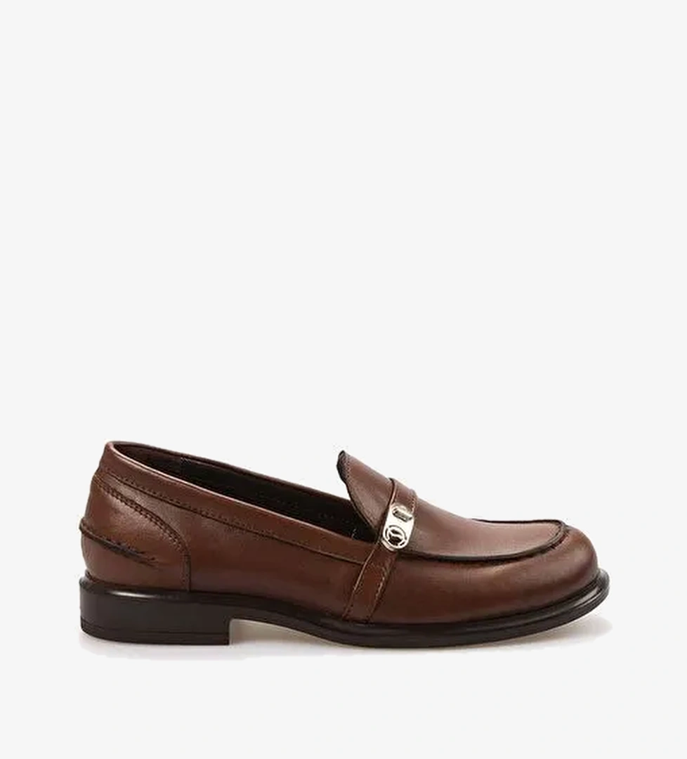 Kemal Tanca Hakiki Deri Kadın Günlük Ayakkabı AD2112 - Görsel 1