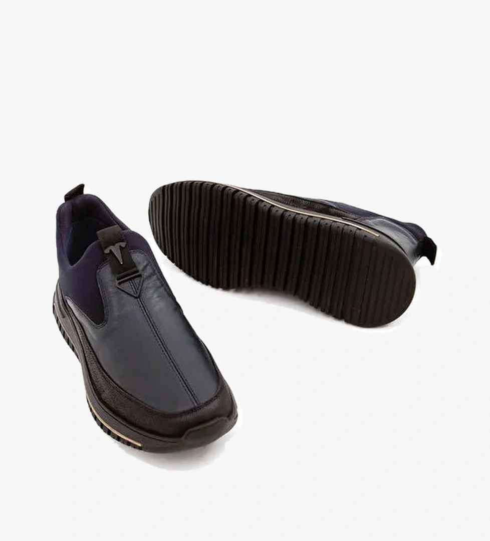 Tnc Sports Kahverengi-Siyah Erkek Deri Sneaker 381 14086 ERK AYK SK21-22 - Görsel 1