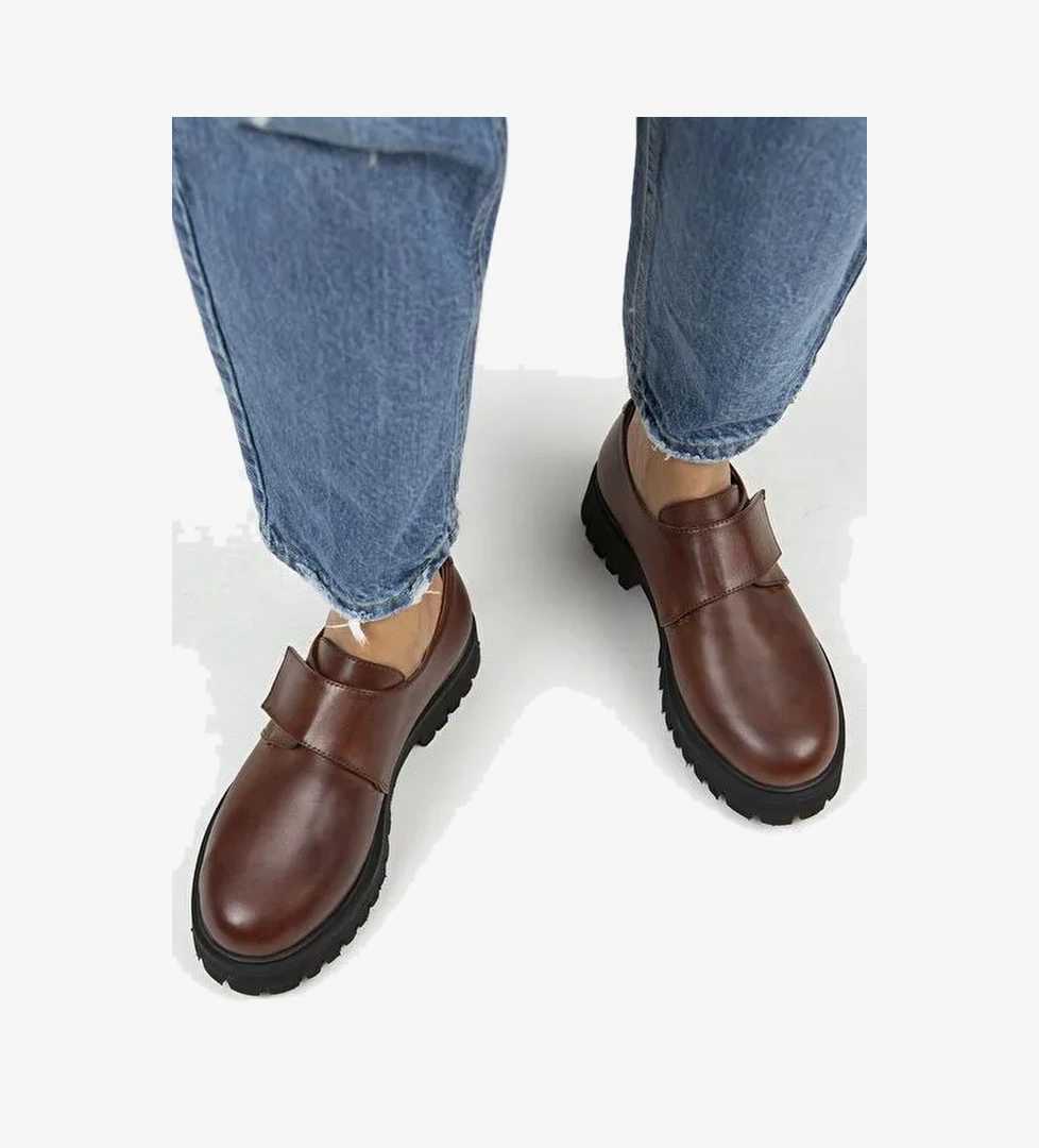 Manijero Taba Kadın Deri Günlük Ayakkabı MNJ.112.02 - Görsel 1