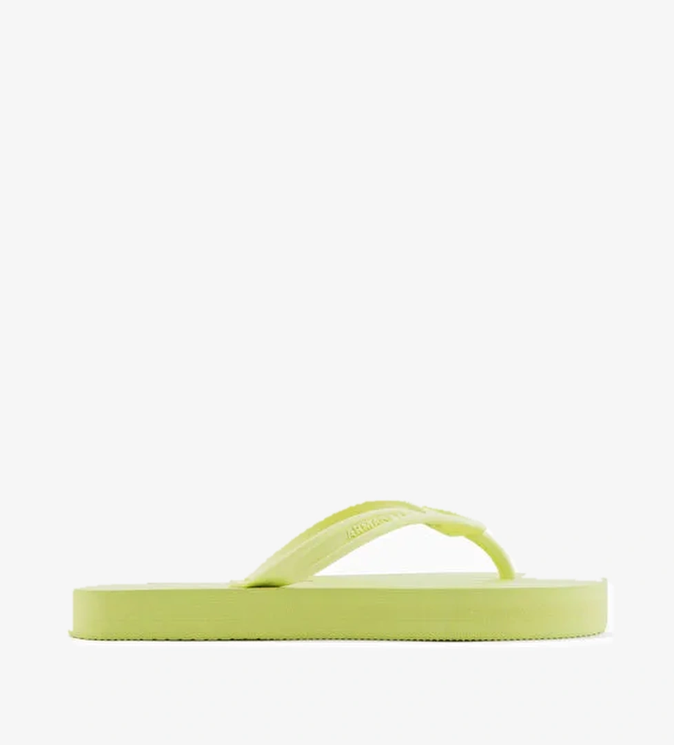 Armani Exchange Yeşil Kadın Plaj Terliği XDQ010XV700T815 - Görsel 1