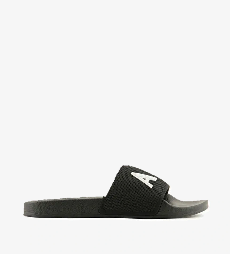 Armani Exchange Armani Exchange Beyaz-siyah Siyah-beyaz Erkek Plaj Terliği Xup001 model görseli