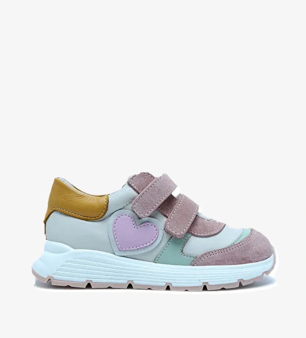 Kifidis Çok Renkli Çocuk Deri Günlük Ayakkabı 11KIP1AYKUC0008 - Görsel 1