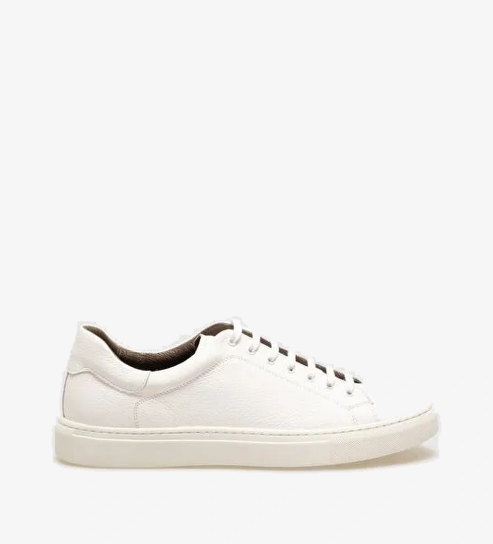 Cabani Ayakkabı Beyaz Erkek Deri Sneaker 28407 - Görsel 1