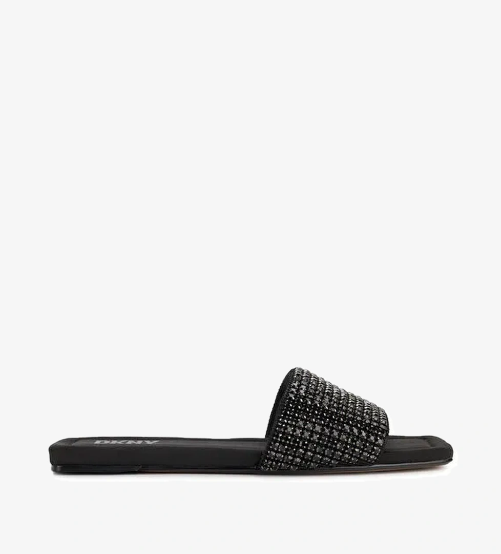 Dkny Dkny Siyah-Gümüş Kadın Terlik DEVLYN - FLAT SLIDE model görseli