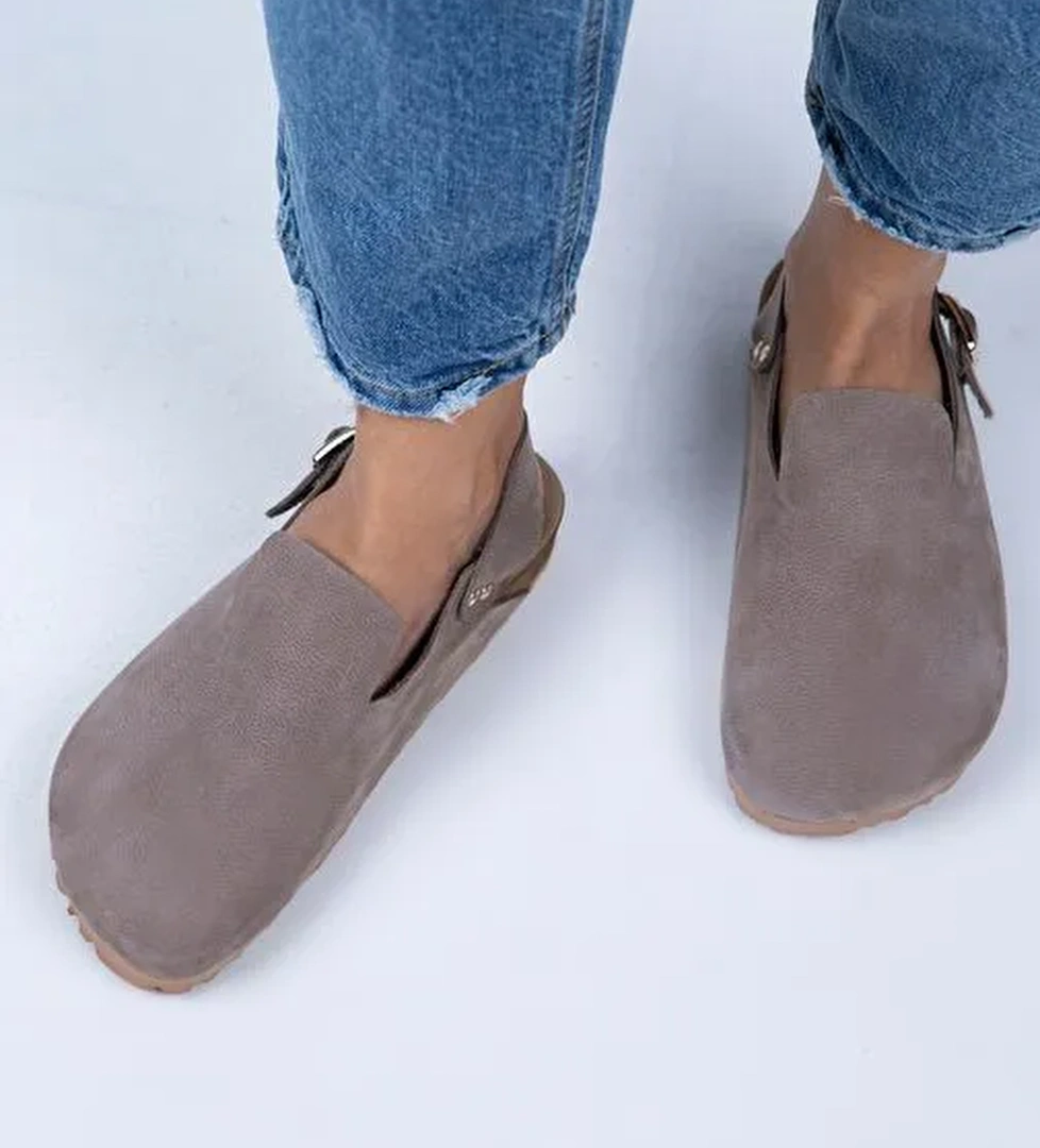 Manijero Vizon Kadın Deri Sandalet MNJ.076.11 - Görsel 1