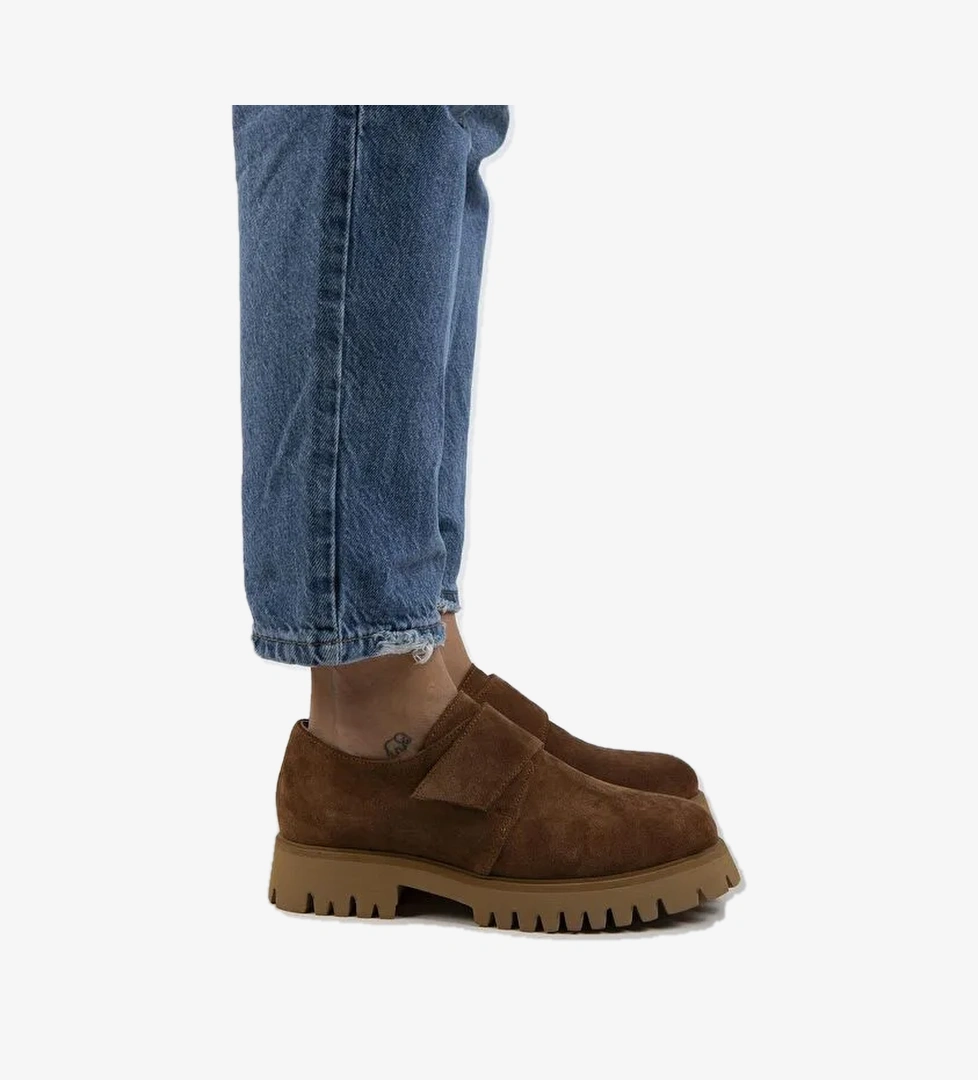 Manijero Taba Kadın Süet Günlük Ayakkabı MNJ.112.05 - Görsel 1